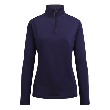 JRB Women's Golf - 1/4 Zipped Roll Neck - Navy